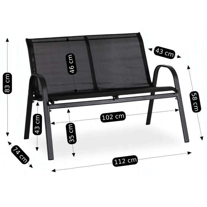 Zestaw Mebli Ogrodowych Rodos Sofa