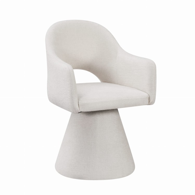 Fotel obrotowy Marello w kolorze białym