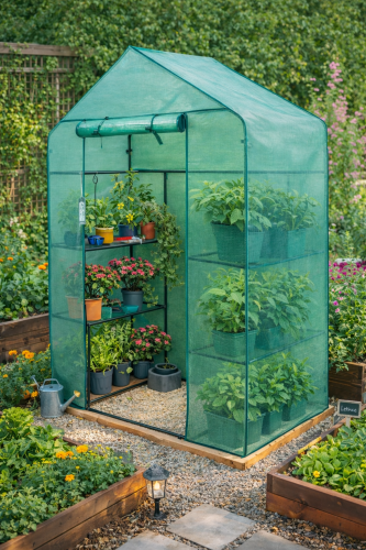 Tunel foliowy / rozsadnik 1,4 × 0,73 × 2 m