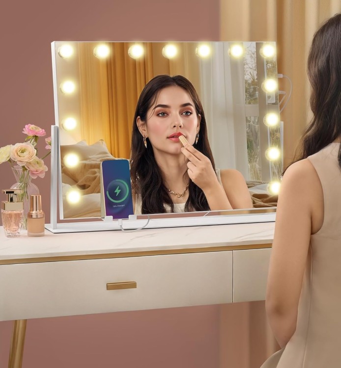 Lustro do makijażu LED