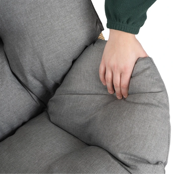 Sofa/ Fotel wypoczynkowy dwuosobowy RIVENTO Szary
