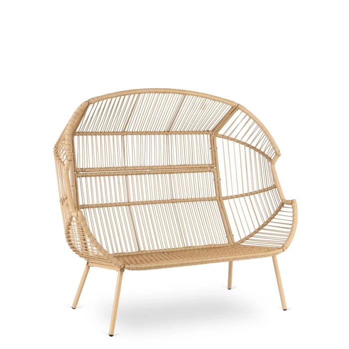 Sofa/ Fotel wypoczynkowy dwuosobowy RIVENTO Szary