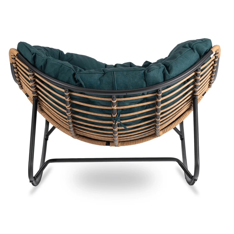 Fotel bujany TIVARO Zielony