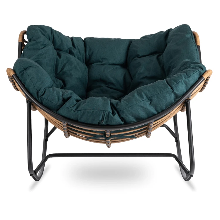 Fotel bujany TIVARO Zielony