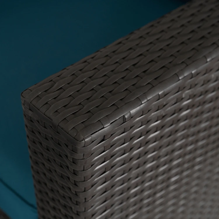 Zestaw Mebli Ogrodowych ORFEUSZ Szary/Granatowy