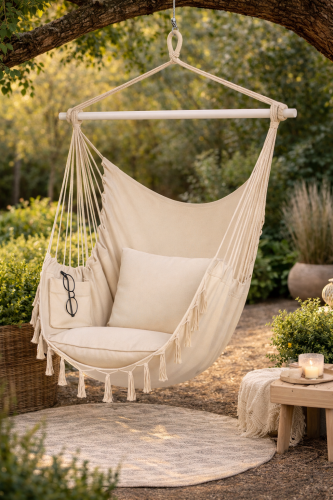 Hamak fotel wiszący ogrodowy brazylijski