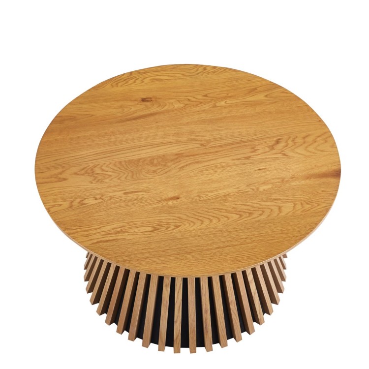 Stolik kawowy LORINA 80cm kolor dąb
