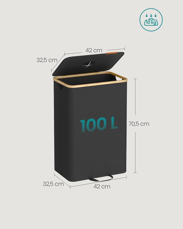 Kosz do recyklingu z otworem + worek wewnętrzny