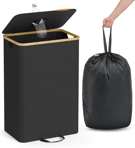 Kosz do recyklingu z otworem + worek wewnętrzny
