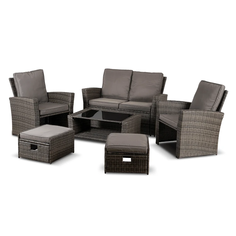 Zestaw Mebli Ogrodowych CORSICA SZARY