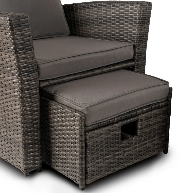 Zestaw Mebli Ogrodowych CORSICA SZARY