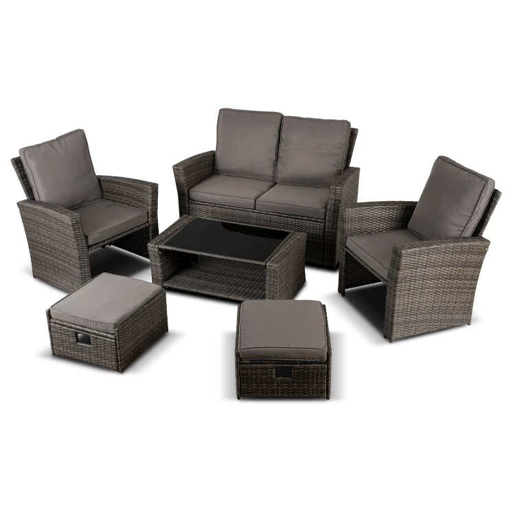 Zestaw Mebli Ogrodowych CORSICA SZARY