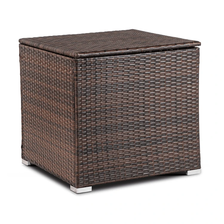 Zestaw Mebli Ogrodowych Malibu Czarny/Brązowy