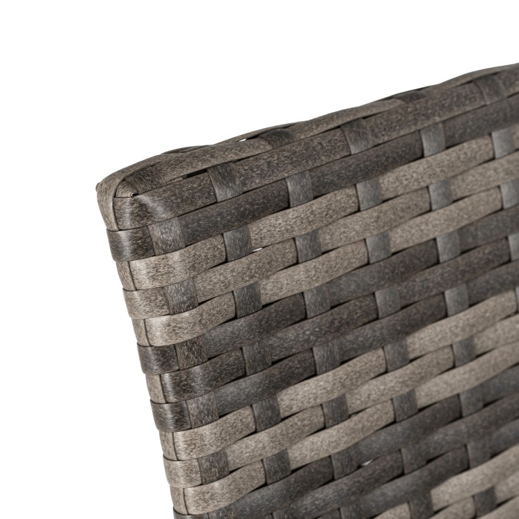 Zestaw 2 Krzeseł ogrodowych COSTA szare