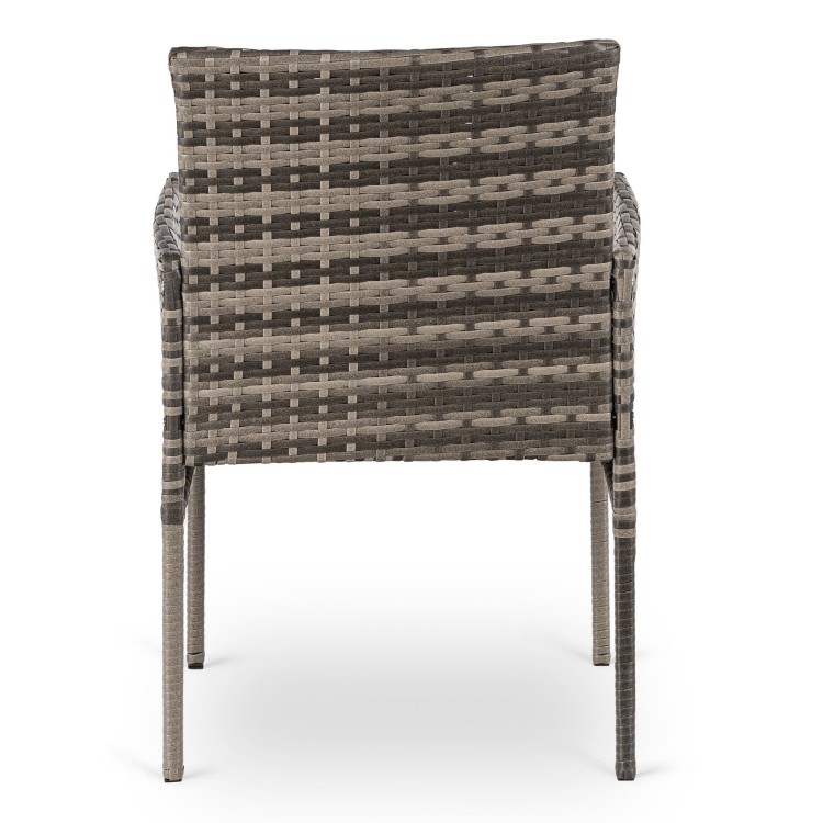 Zestaw 2 Krzeseł ogrodowych COSTA szare