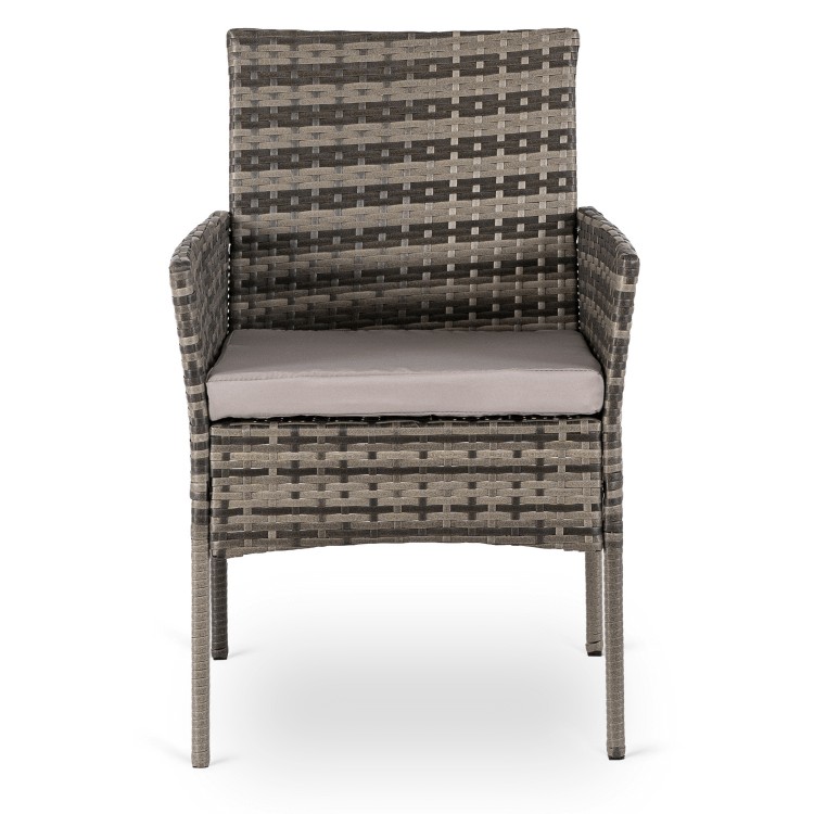 Zestaw 2 Krzeseł ogrodowych COSTA szare