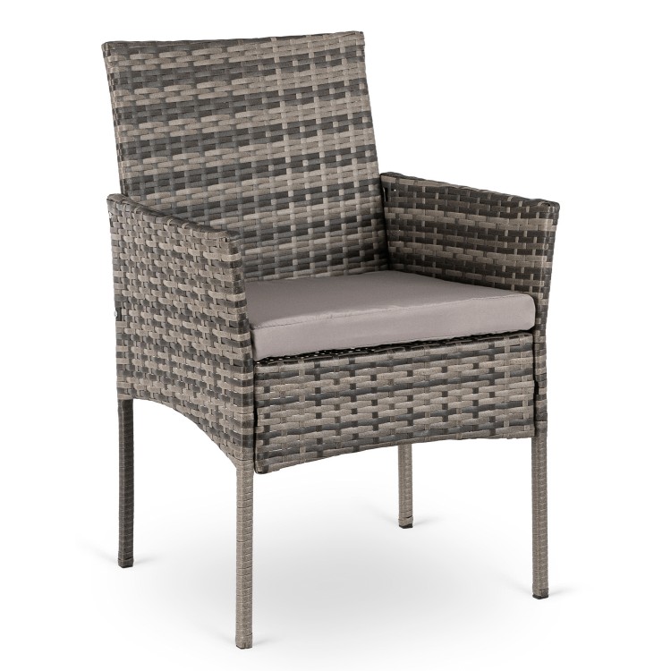 Zestaw 2 Krzeseł ogrodowych COSTA szare