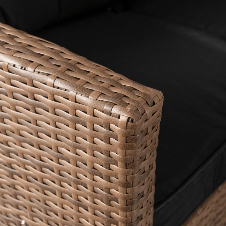 Zestaw ogrodowy Sano Jasnobrązowy/Czarny