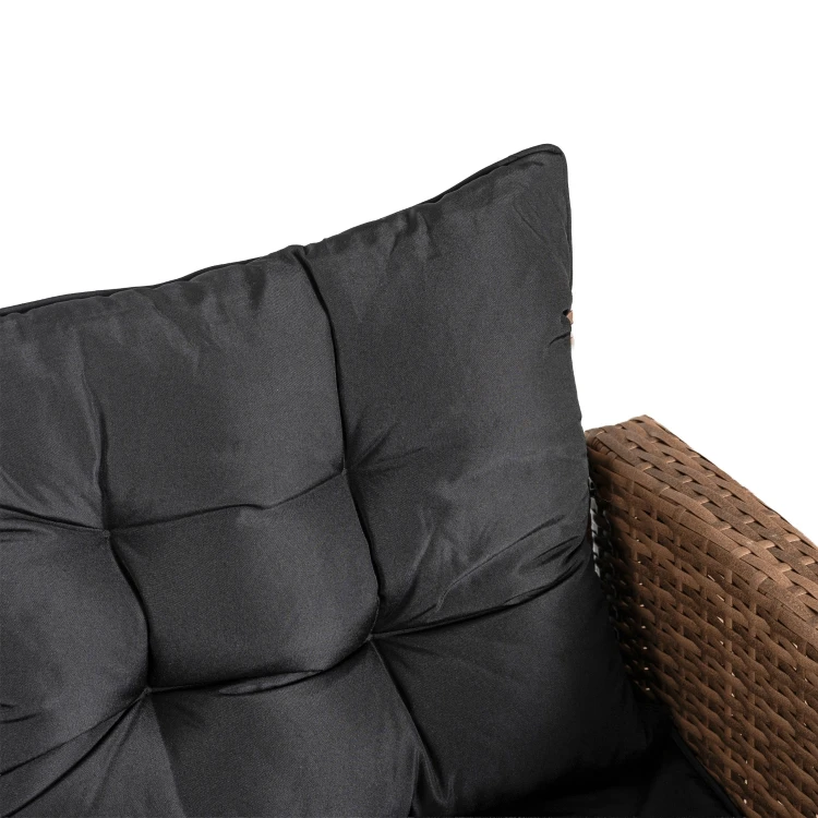 Zestaw ogrodowy Sano Jasnobrązowy/Czarny