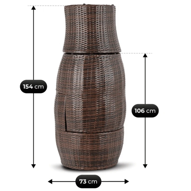 Zestaw Ogrodowy Petra Brązowy/Beżowy