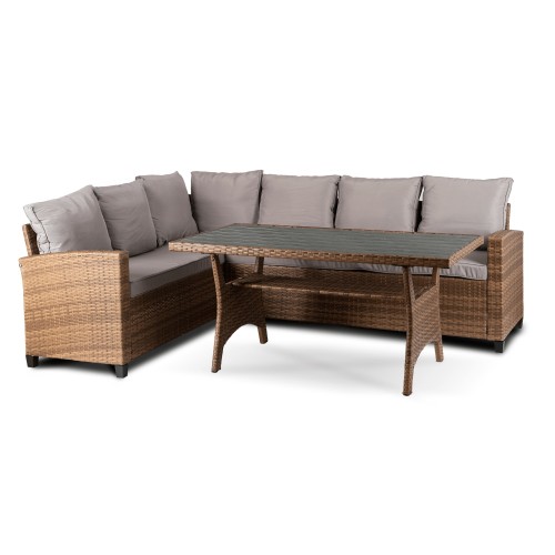 Zestaw Mebli Ogrodowych COLORADO Brąz/Szary