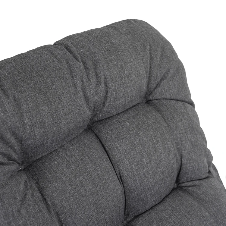 Zestaw Ogrodowy Zelia Sofa 2 x Fotel stolik kawowy Szary (