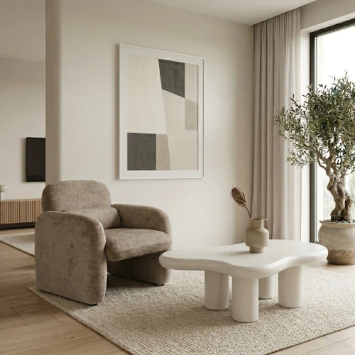 Stolik kawowy MONOLIA BIAŁY