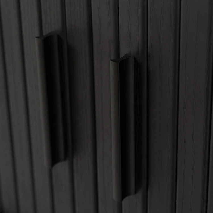 Szafka RTV Wood w kolorze czarnym 120 cm