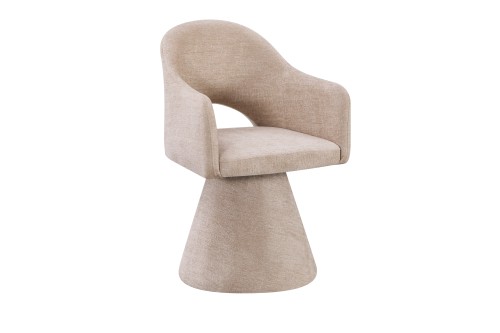 Fotel obrotowy Marello w kolorze jasny brąz (