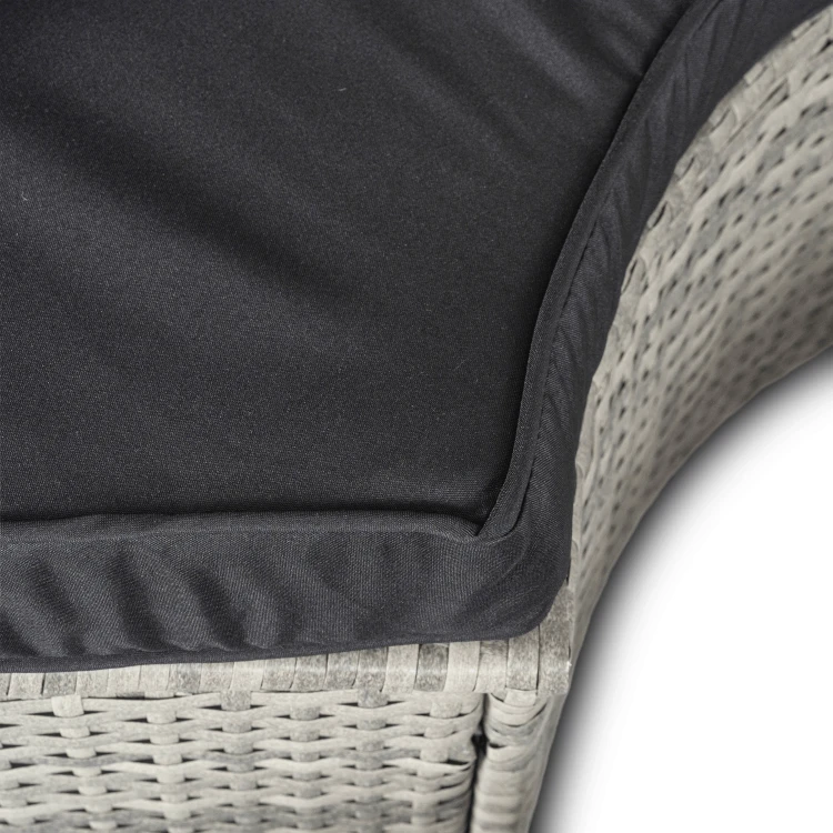 Wyspa Ogrodowa Korfu Technorattan Jasnoszary