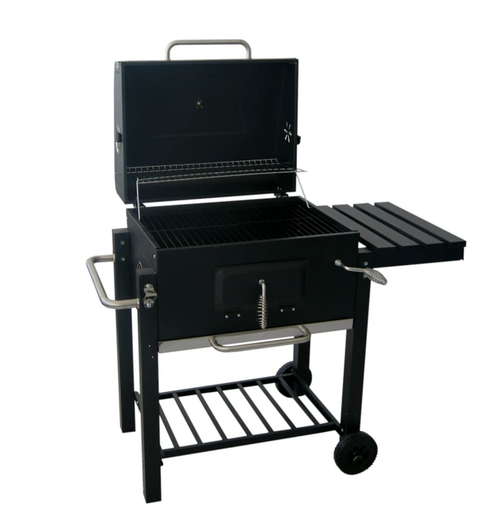 Grill ogrodowy węglowy z pokrywą (