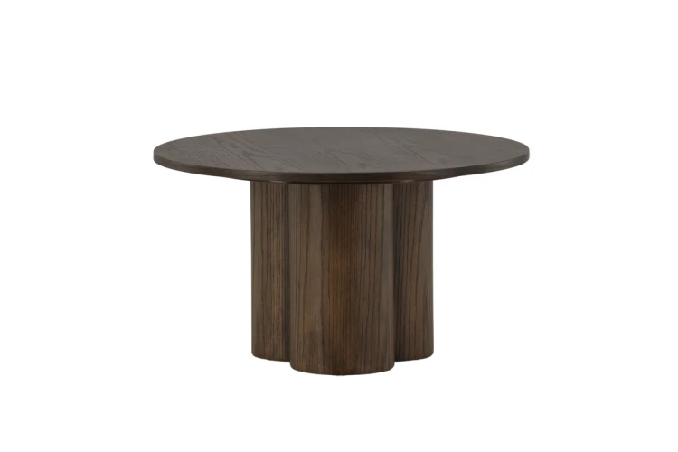 Stolik kawowy okrągły Oli 80 cm MOCCA