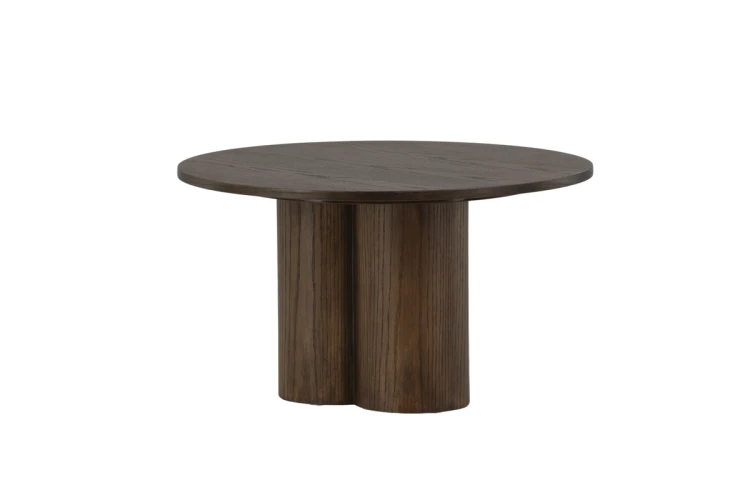 Stolik kawowy okrągły Oli 80 cm MOCCA