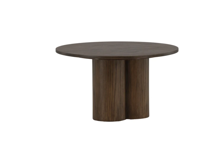 Stolik kawowy okrągły Oli 80 cm MOCCA