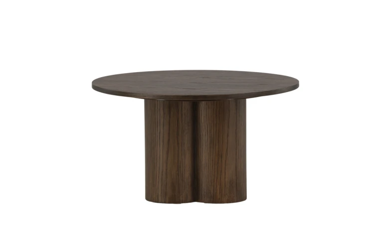 Stolik kawowy okrągły Oli 80 cm MOCCA