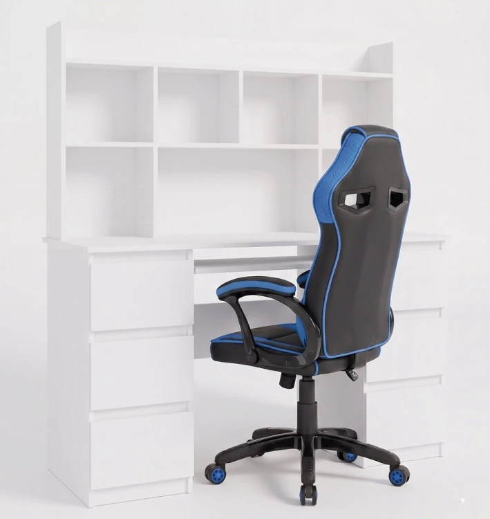 estaw Biurko z nadstawką ROLINGS 130 cm