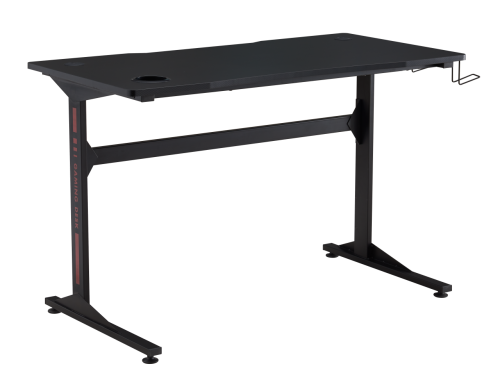 Biurko gamingowe FORTEX 120 cm czarno-czerwone