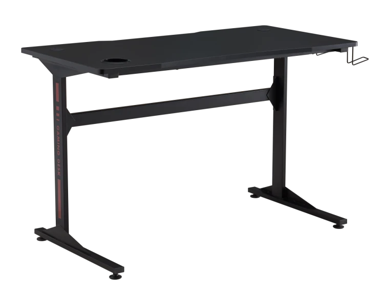 Biurko gamingowe FORTEX 120 cm czarno-czerwone