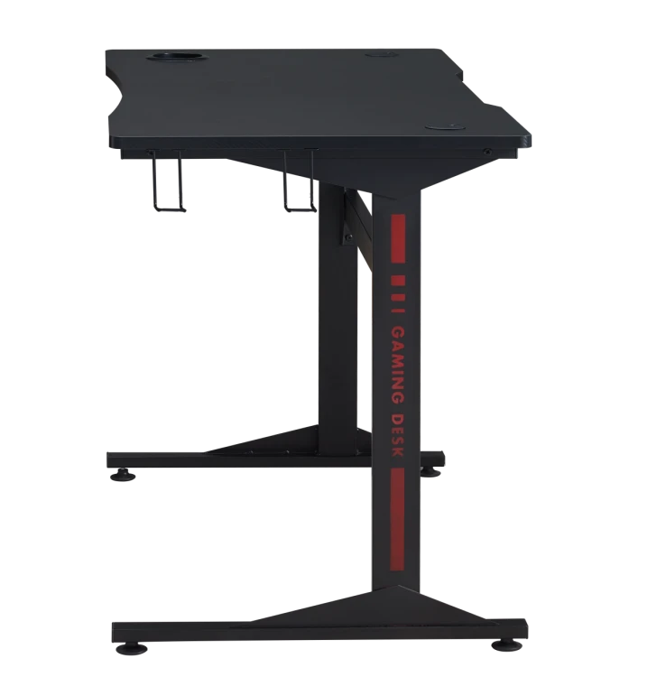 Biurko gamingowe FORTEX 120 cm czarno-czerwone