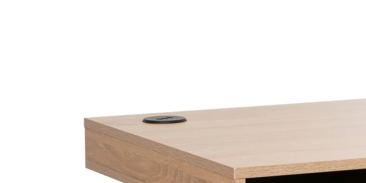 Biurko regulowane elektrycznie TAVO 120 cm kolor dąb naturalny