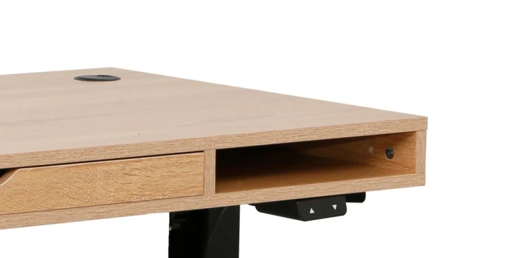Biurko regulowane elektrycznie TAVO 120 cm kolor dąb naturalny