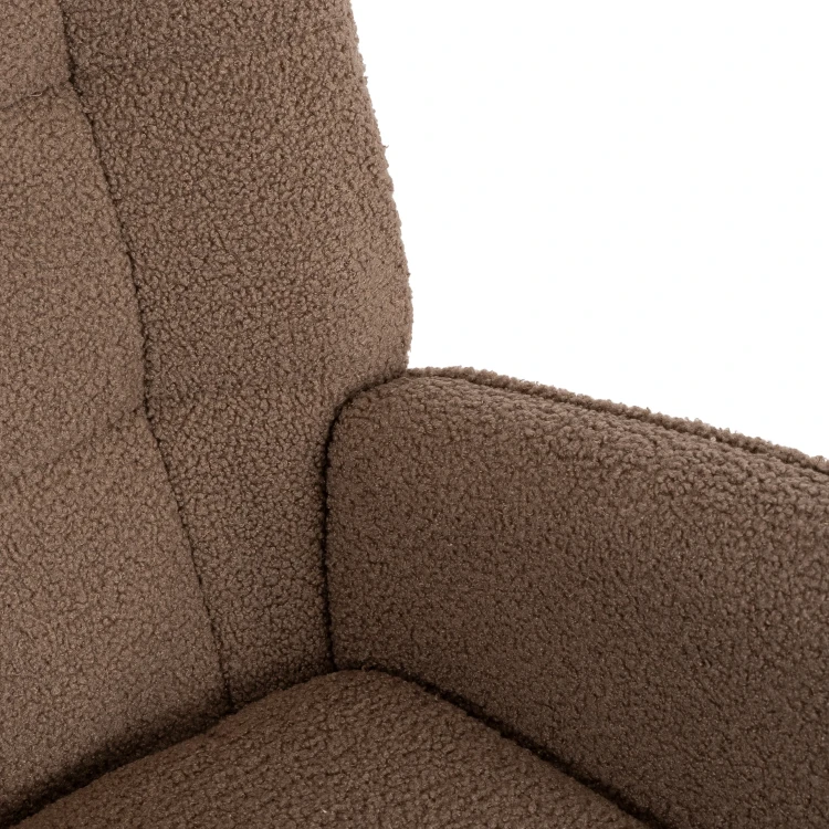 Fotel bujany TULI tkanina Boucle