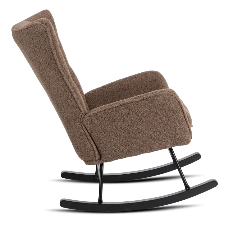 Fotel bujany TULI tkanina Boucle