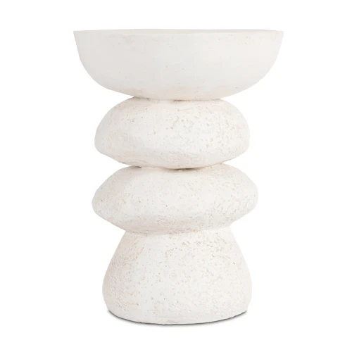 Stolik KOS 39 cm Krem/Beż Nowoczesny