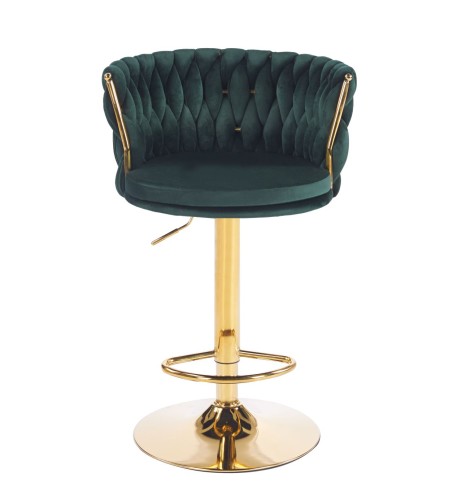 Hoker obrotowy ROSA 4 zielony Riviera 38 velvet