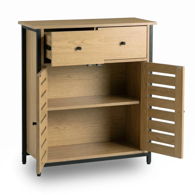 Szafka komoda do przechowywania kolor Dąb 70 cm