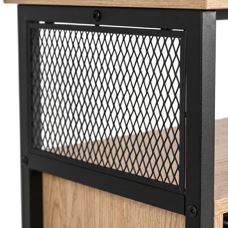 Komoda KRONO 100 cm Dąb/Czarny