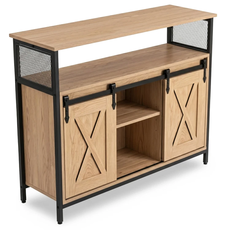 Komoda KRONO 100 cm Dąb/Czarny