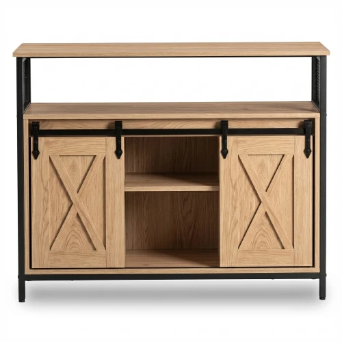Komoda KRONO 100 cm Dąb/Czarny