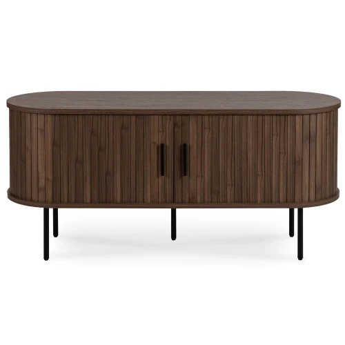 Szafka RTV Wood w kolorze orzech 120 cm